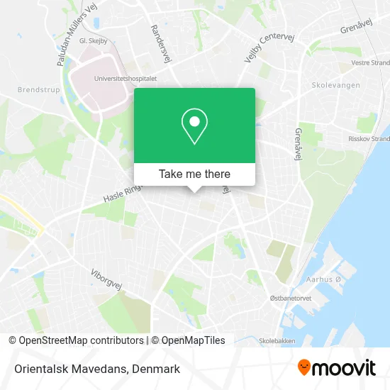 Orientalsk Mavedans map