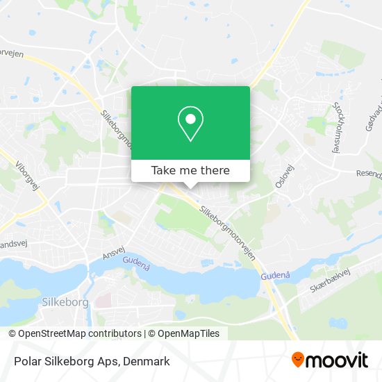 Polar Silkeborg Aps map