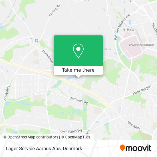 Lager Service Aarhus Aps map