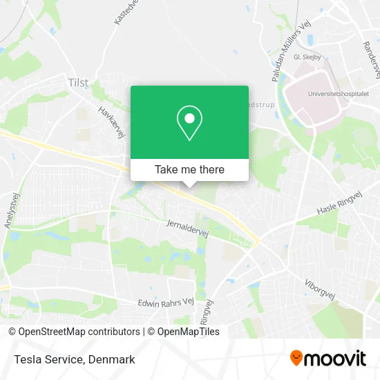 Tesla Service map