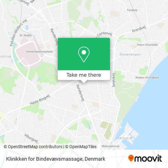 Klinikken for Bindevævsmassage map