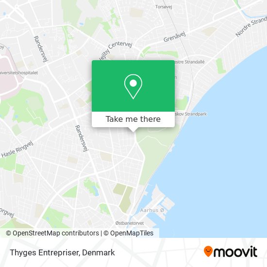 Thyges Entrepriser map