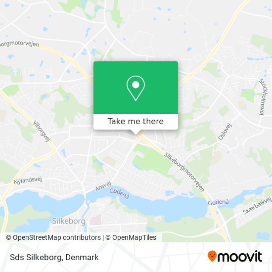 Sds Silkeborg map