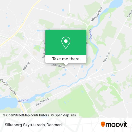 Silkeborg Skyttekreds map