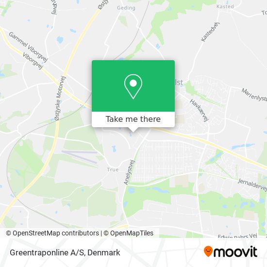 Greentraponline A/S map