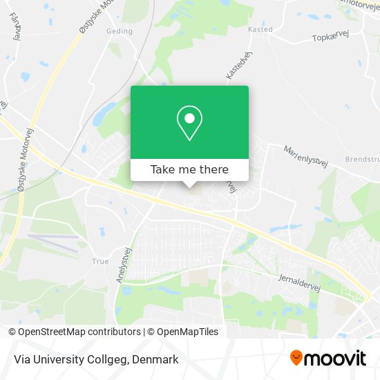 Via University Collgeg map