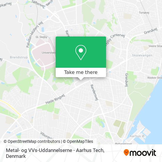 Metal- og VVs-Uddannelserne - Aarhus Tech map