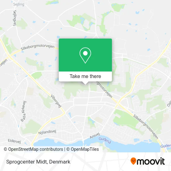 Sprogcenter Midt map