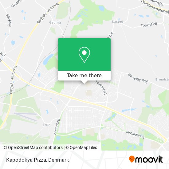 Kapodokya Pizza map