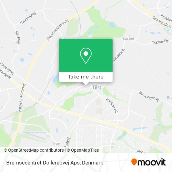 Bremsecentret Dollerupvej Aps map