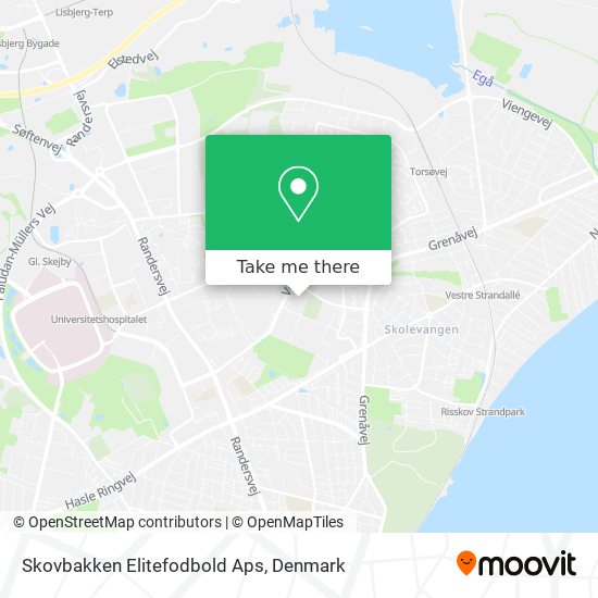 Skovbakken Elitefodbold Aps map