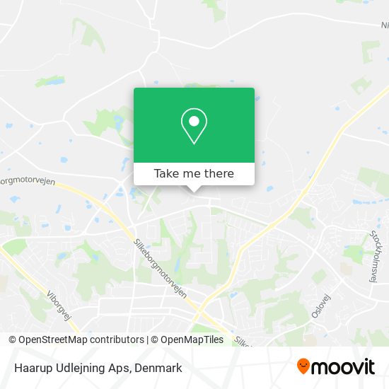Haarup Udlejning Aps map