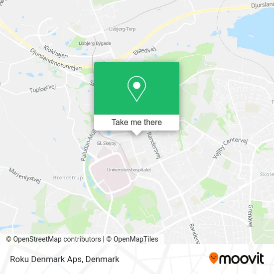 Roku Denmark Aps map