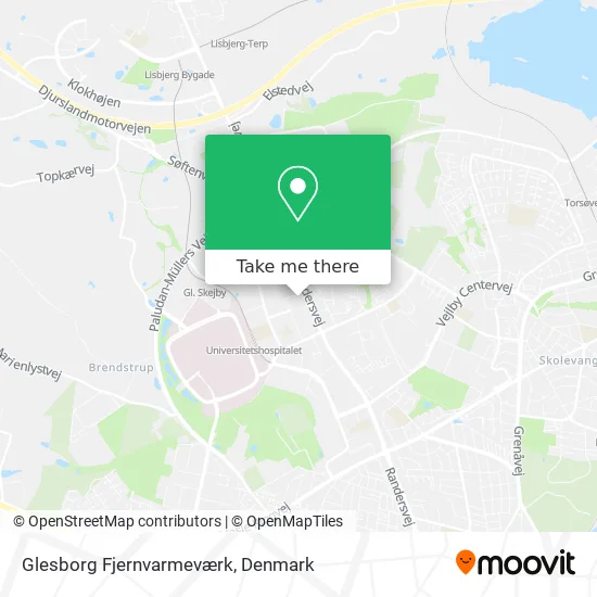Glesborg Fjernvarmeværk map