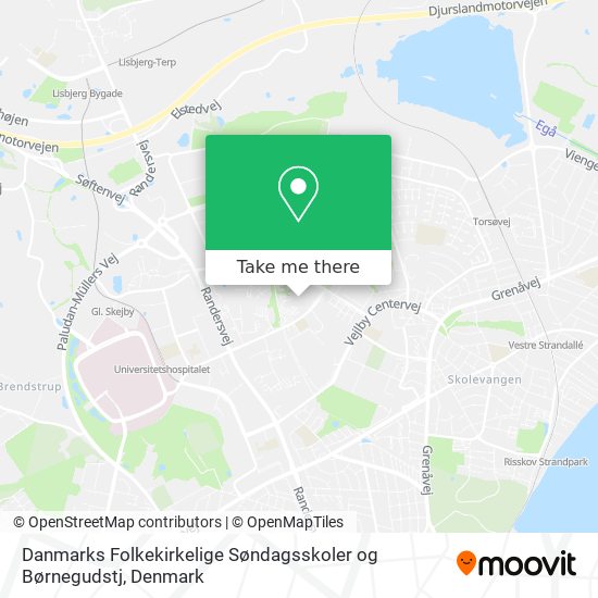 Danmarks Folkekirkelige Søndagsskoler og Børnegudstj map