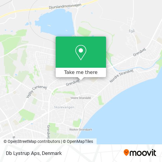 Db Lystrup Aps map