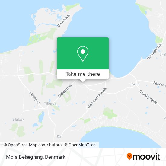 Mols Belægning map