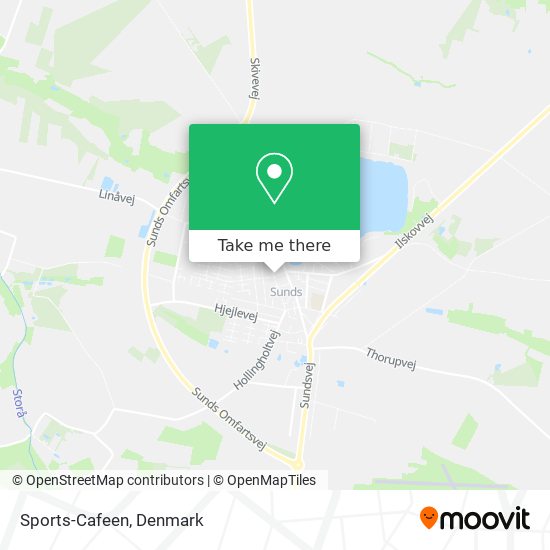 Sports-Cafeen map