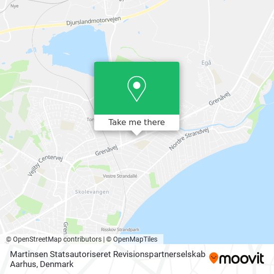 Martinsen Statsautoriseret Revisionspartnerselskab Aarhus map