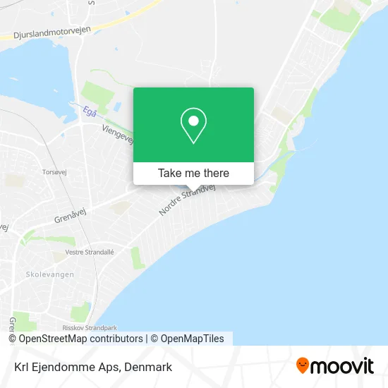 Krl Ejendomme Aps map