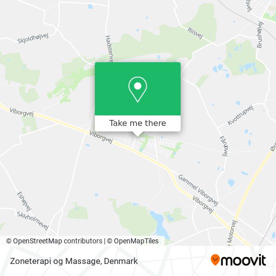 Zoneterapi og Massage map