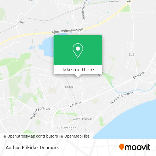 Aarhus Frikirke map