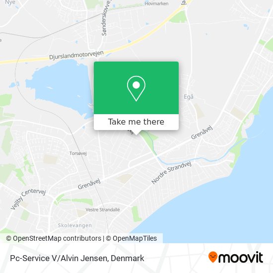 Pc-Service V/Alvin Jensen map