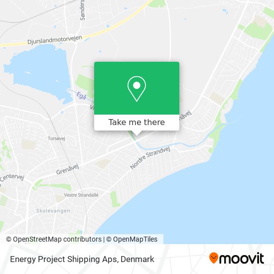 Energy Project Shipping Aps map