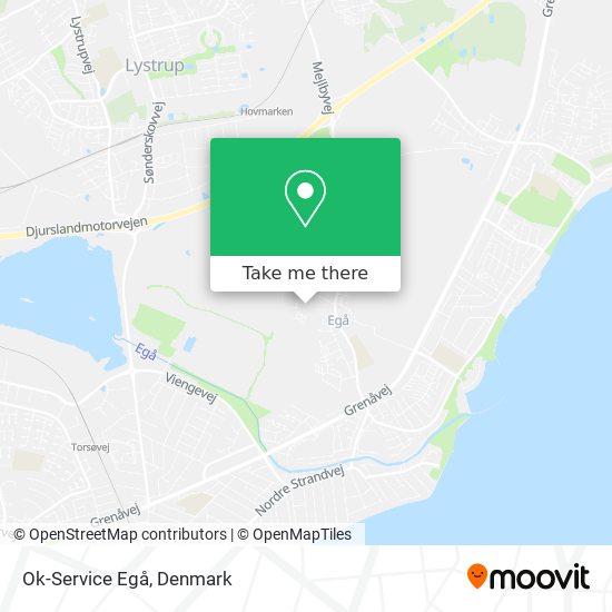 Ok-Service Egå map