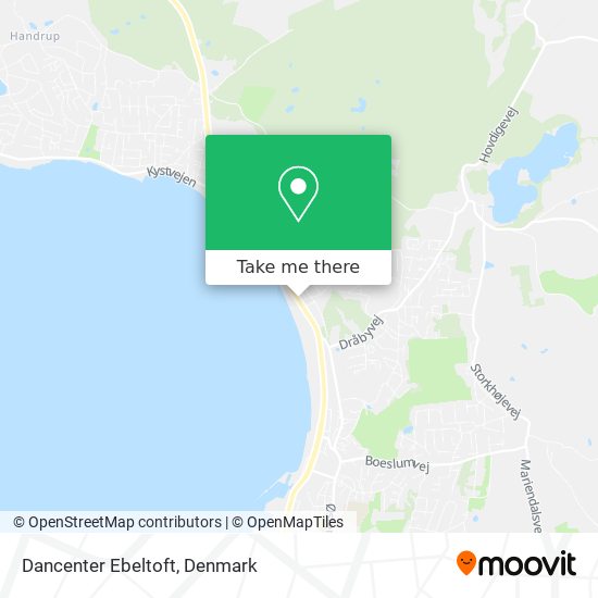 Dancenter Ebeltoft map