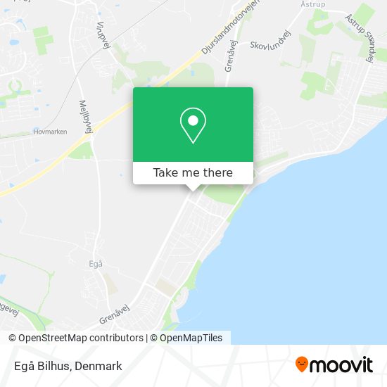 Egå Bilhus map