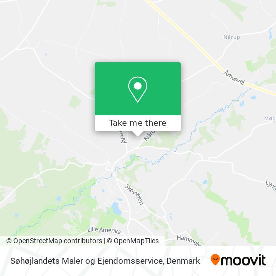 Søhøjlandets Maler og Ejendomsservice map