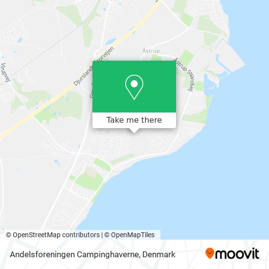 Andelsforeningen Campinghaverne map