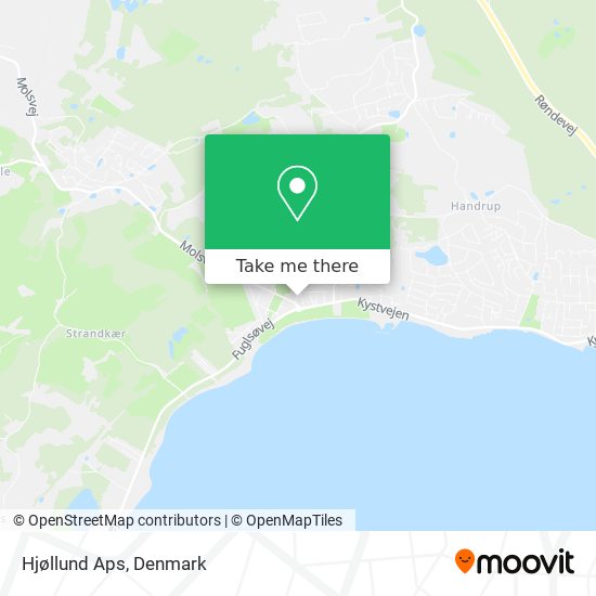 Hjøllund Aps map