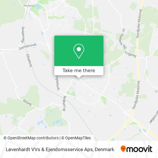 Løvenhardt VVs & Ejendomsservice Aps map