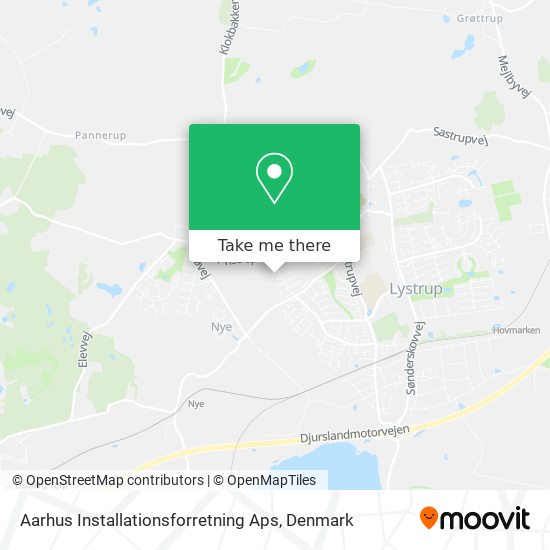 Aarhus Installationsforretning Aps map