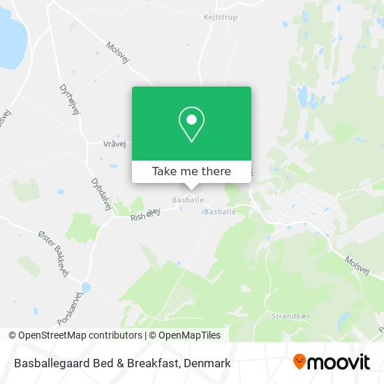 Basballegaard Bed & Breakfast map