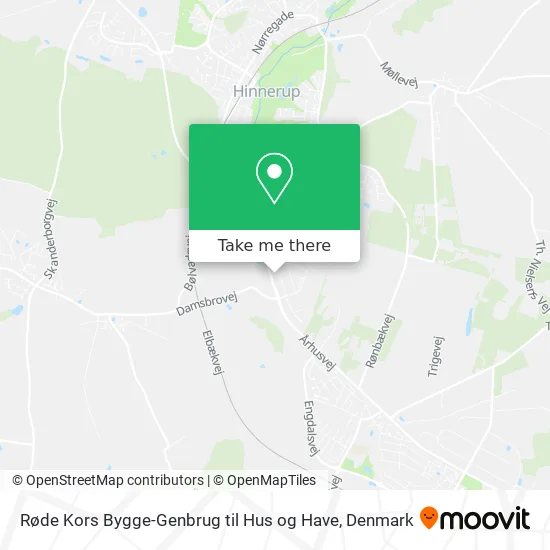 Røde Kors Bygge-Genbrug til Hus og Have map