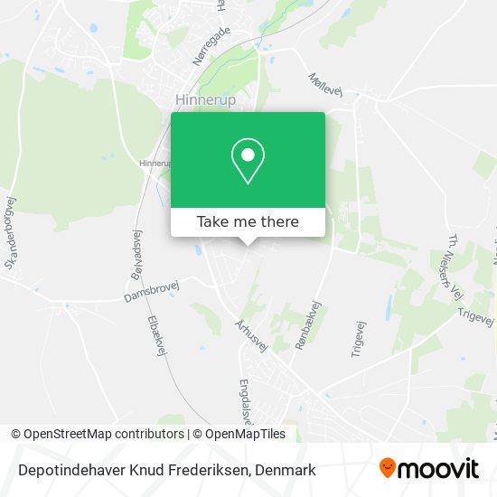 Depotindehaver Knud Frederiksen map