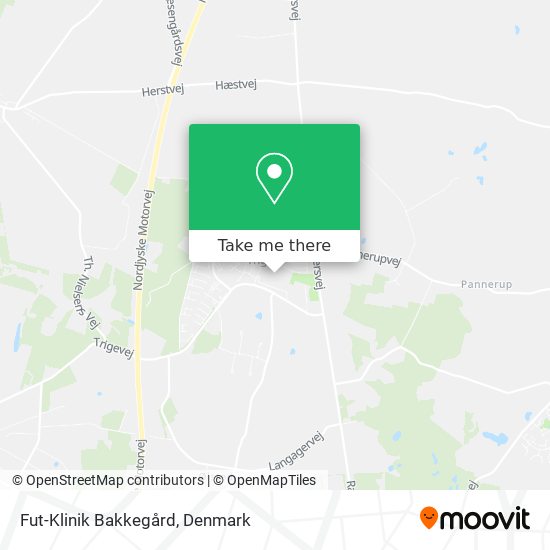 Fut-Klinik Bakkegård map