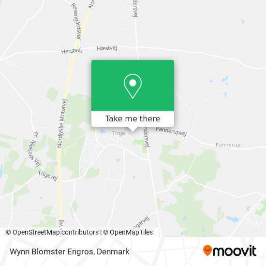 Wynn Blomster Engros map