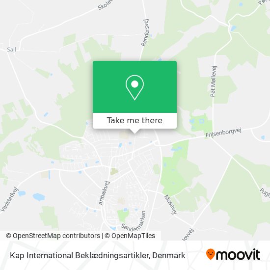 Kap International Beklædningsartikler map