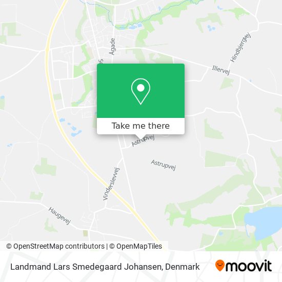 Landmand Lars Smedegaard Johansen map