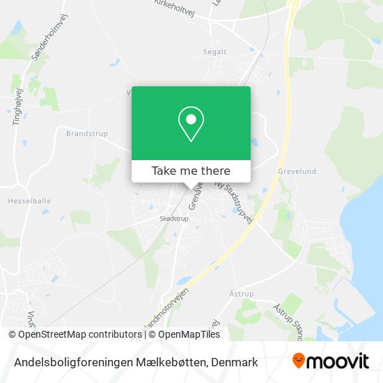 Andelsboligforeningen Mælkebøtten map