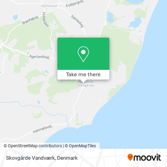 Skovgårde Vandværk map