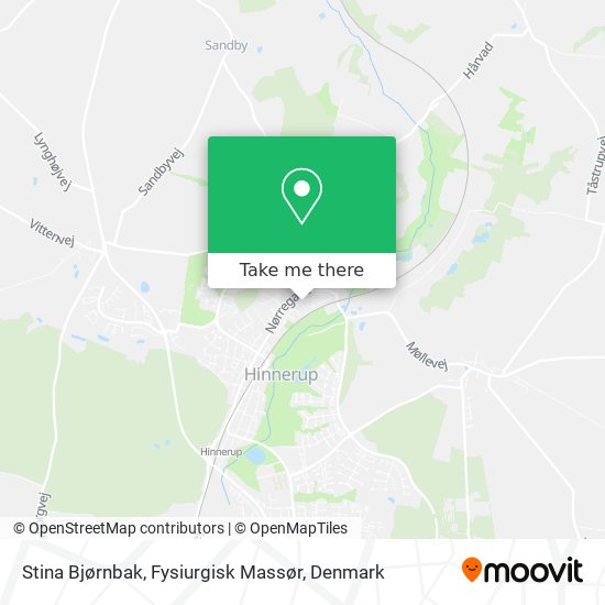 Stina Bjørnbak, Fysiurgisk Massør map