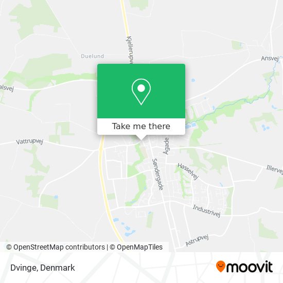 Dvinge map