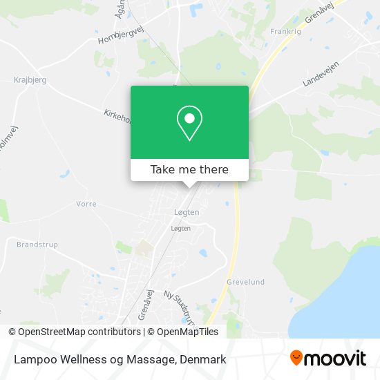 Lampoo Wellness og Massage map