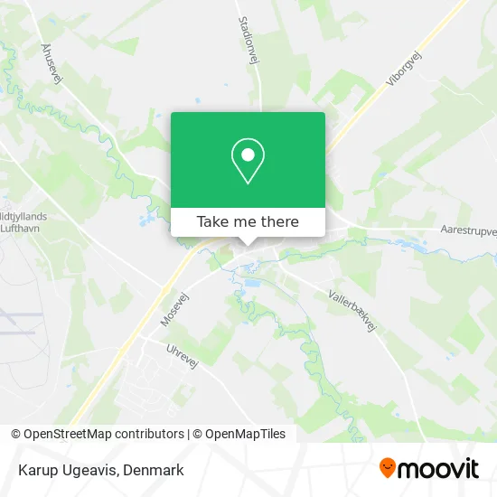 Karup Ugeavis map