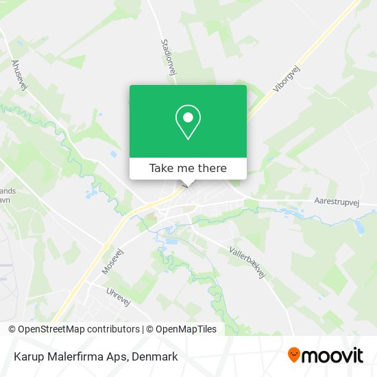 Karup Malerfirma Aps map
